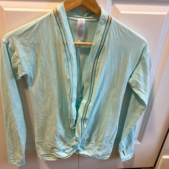 Ivivva girls long sleeve tie front top - Picture 1 of 5